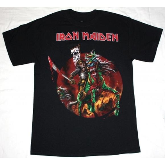 Iron Maiden The Horseman New Black T-Shirt - Picture 1 of 4